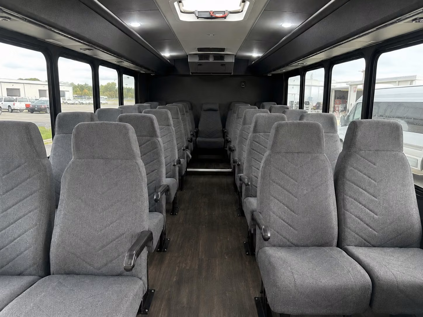 15 passenger minibus interior