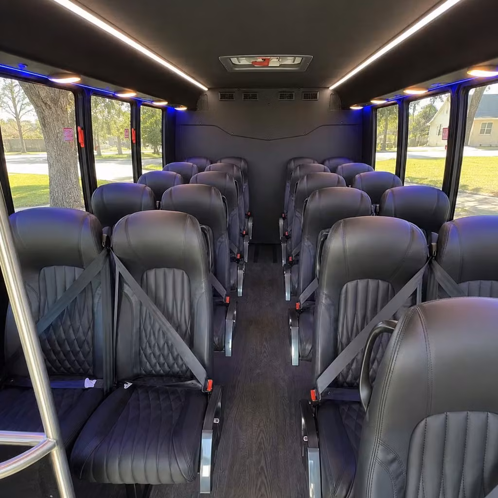 28 passenger minibus inside
