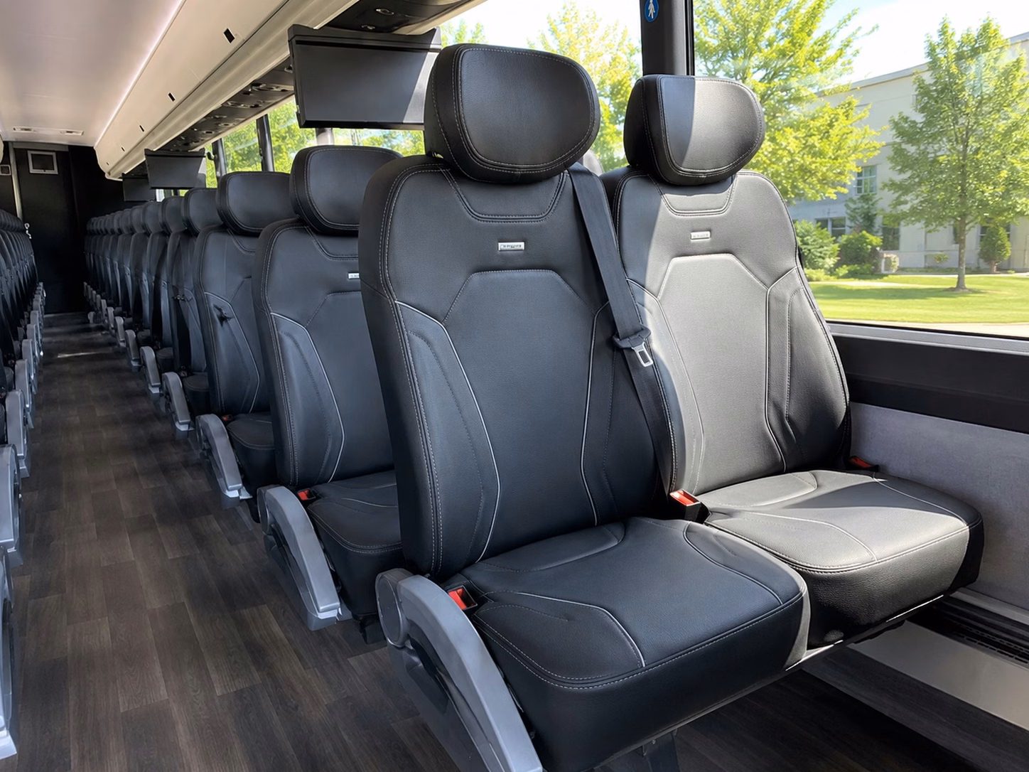 passaic charter bus rental interior