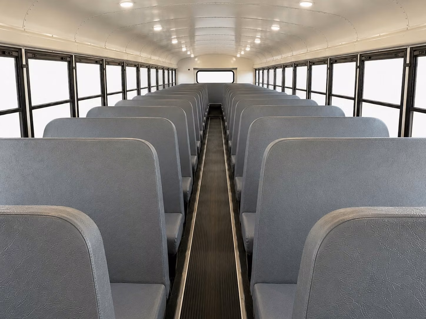 school bus interior