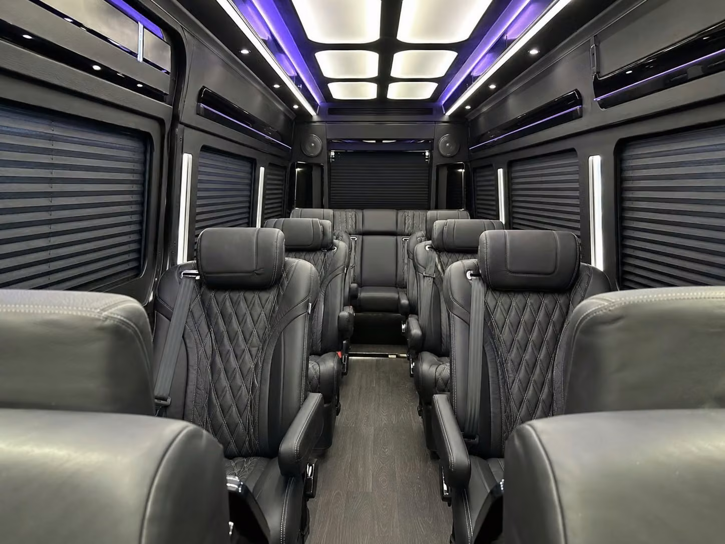 sprinter van with driver inside